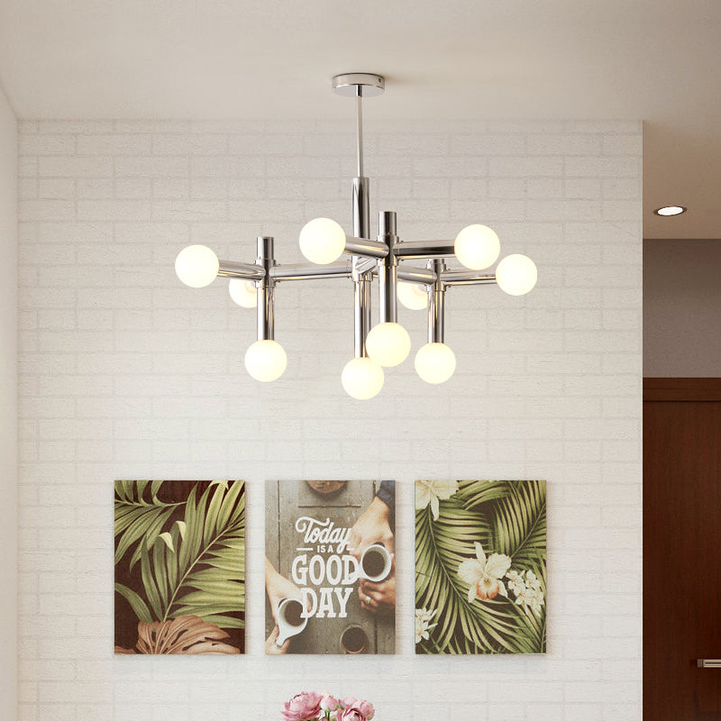 Lustre scandinave moderne en verre pour une atmosphère élégante