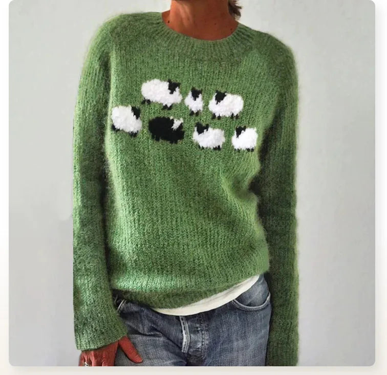 Perrine™ - Pull d'automne rétro