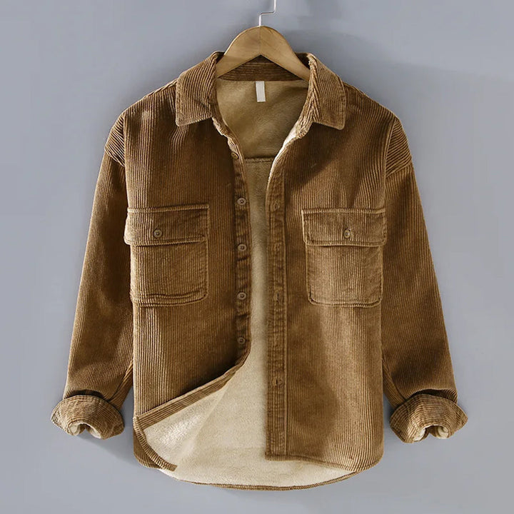 Manteau de printemps en velours côtelé pour hommes - Alex Collection