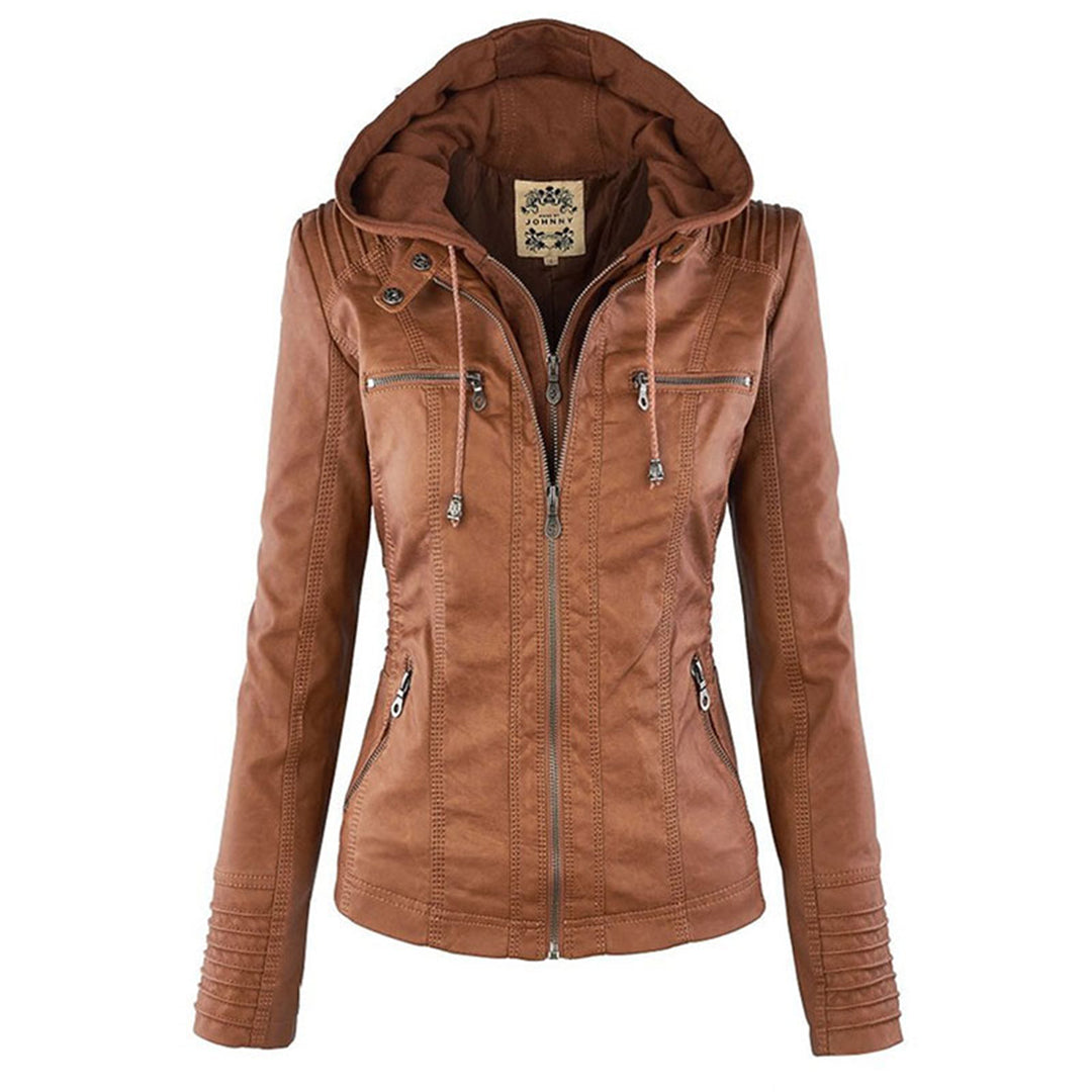 Leonie | Veste en cuir femme élégante pour un look sophistiqué
