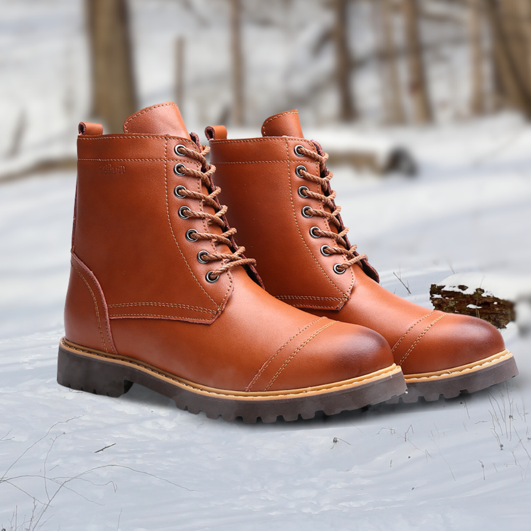 Charme intemporel - Bottes classiques en cuir vintage