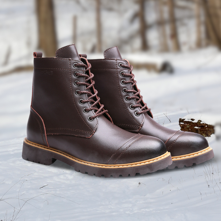 Charme intemporel - Bottes classiques en cuir vintage