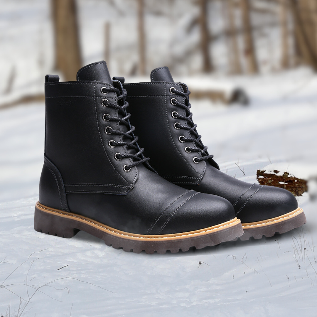 Charme intemporel - Bottes classiques en cuir vintage
