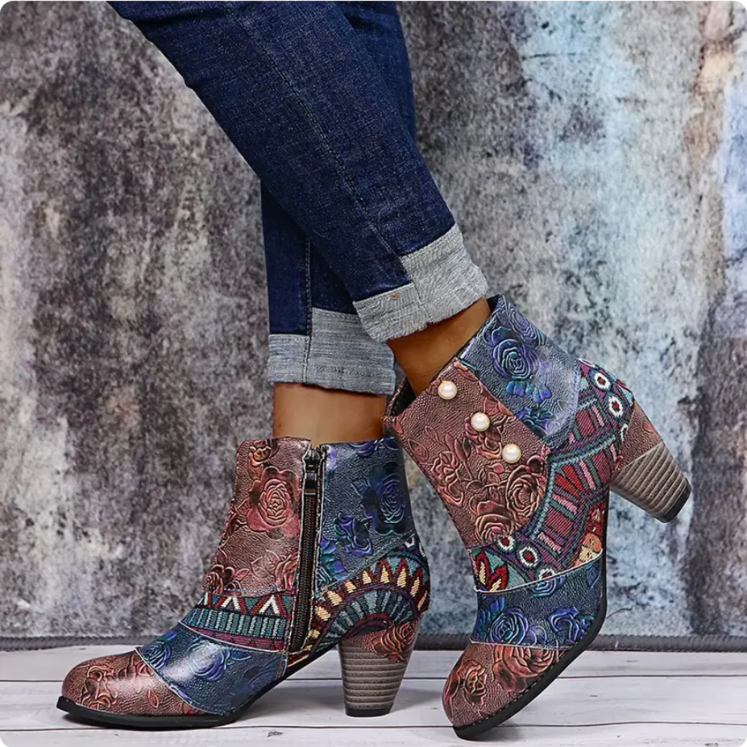 Lorrie - Bottes imperméables rétro pour femmes