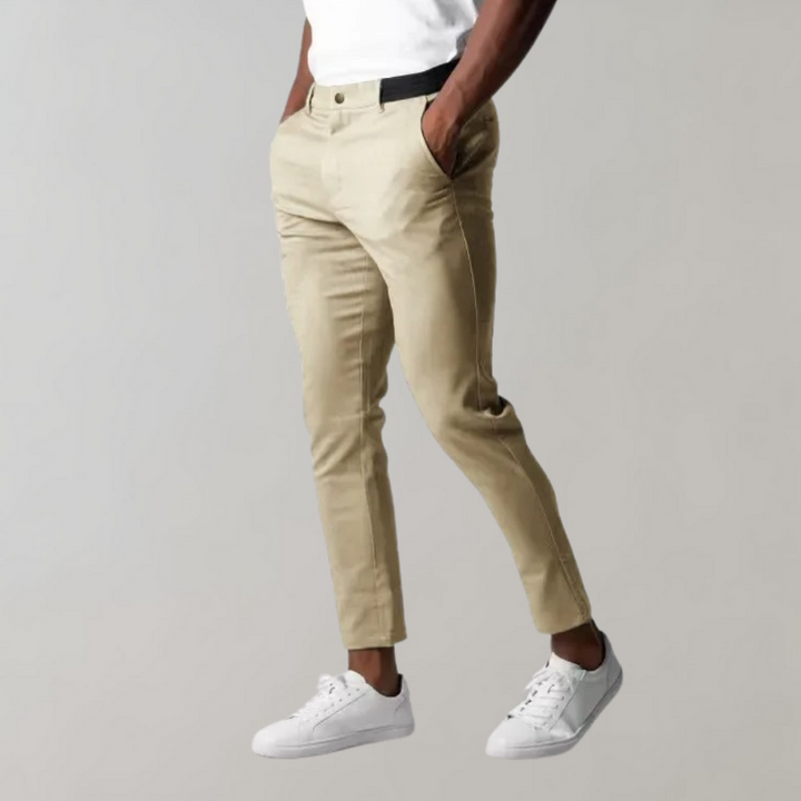 Pantalon chino élégant Leonardo pour hommes