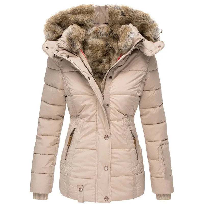 Juliet™ - Manteau d'Hiver Doublé en Fourrure