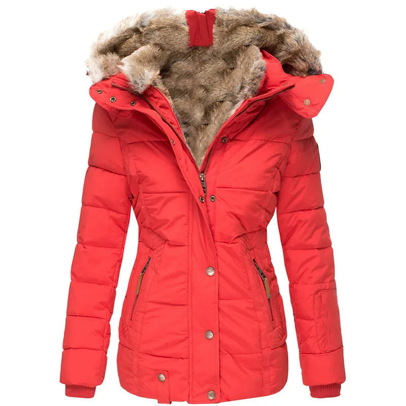 Clementine™ – Manteau d'Hiver Doublé de Fourrure pour Femme