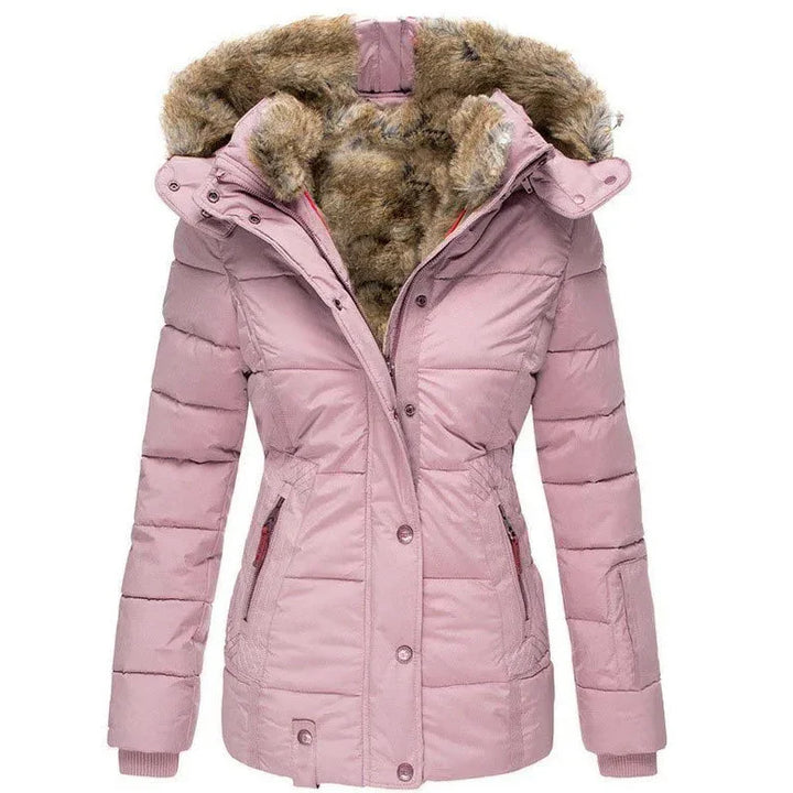 Juliet™ - Manteau d'Hiver Doublé en Fourrure