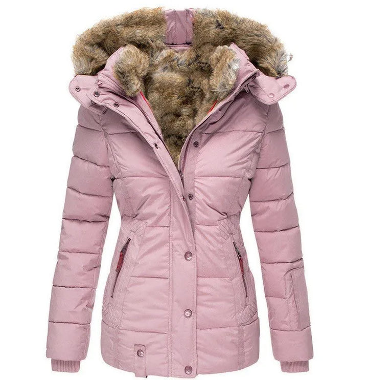 Clementine™ – Manteau d'Hiver Doublé de Fourrure pour Femme