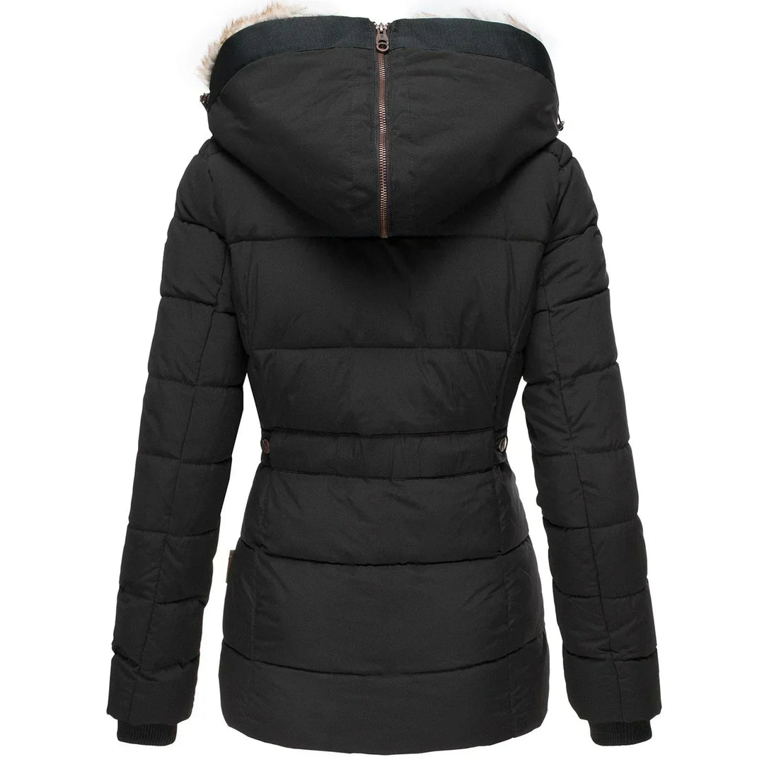 Juliet™ - Manteau d'Hiver Doublé en Fourrure