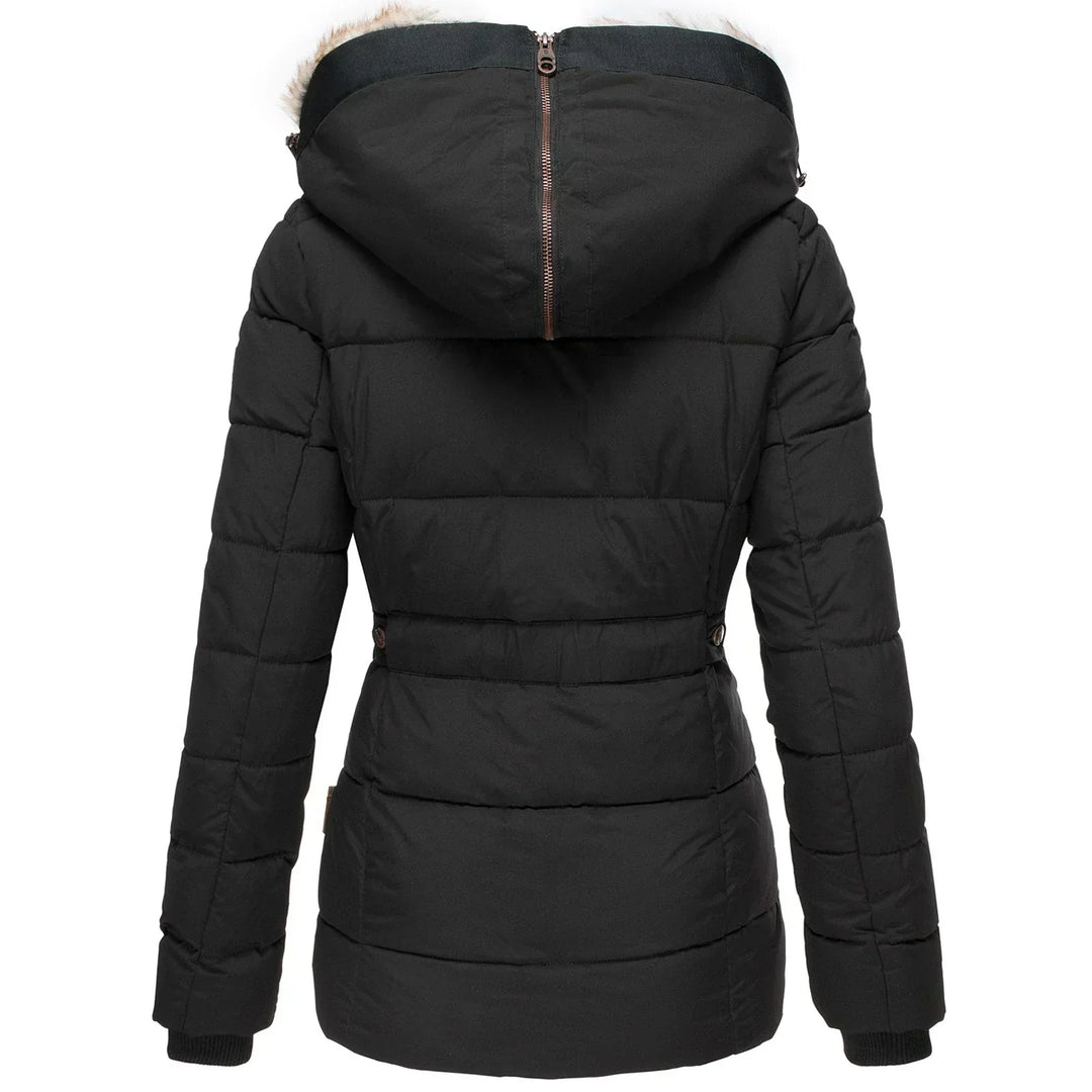 Clementine™ – Manteau d'Hiver Doublé de Fourrure pour Femme