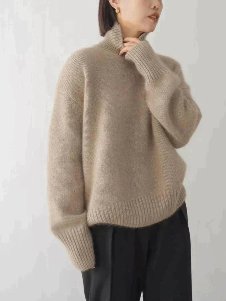 Elise™ – Pull en Maille Doux à Col Roulé