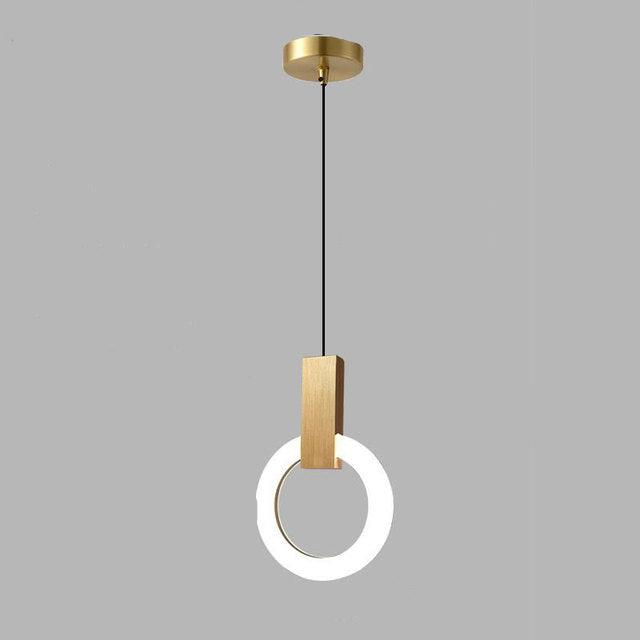Elégante lampe pendante LED nordique