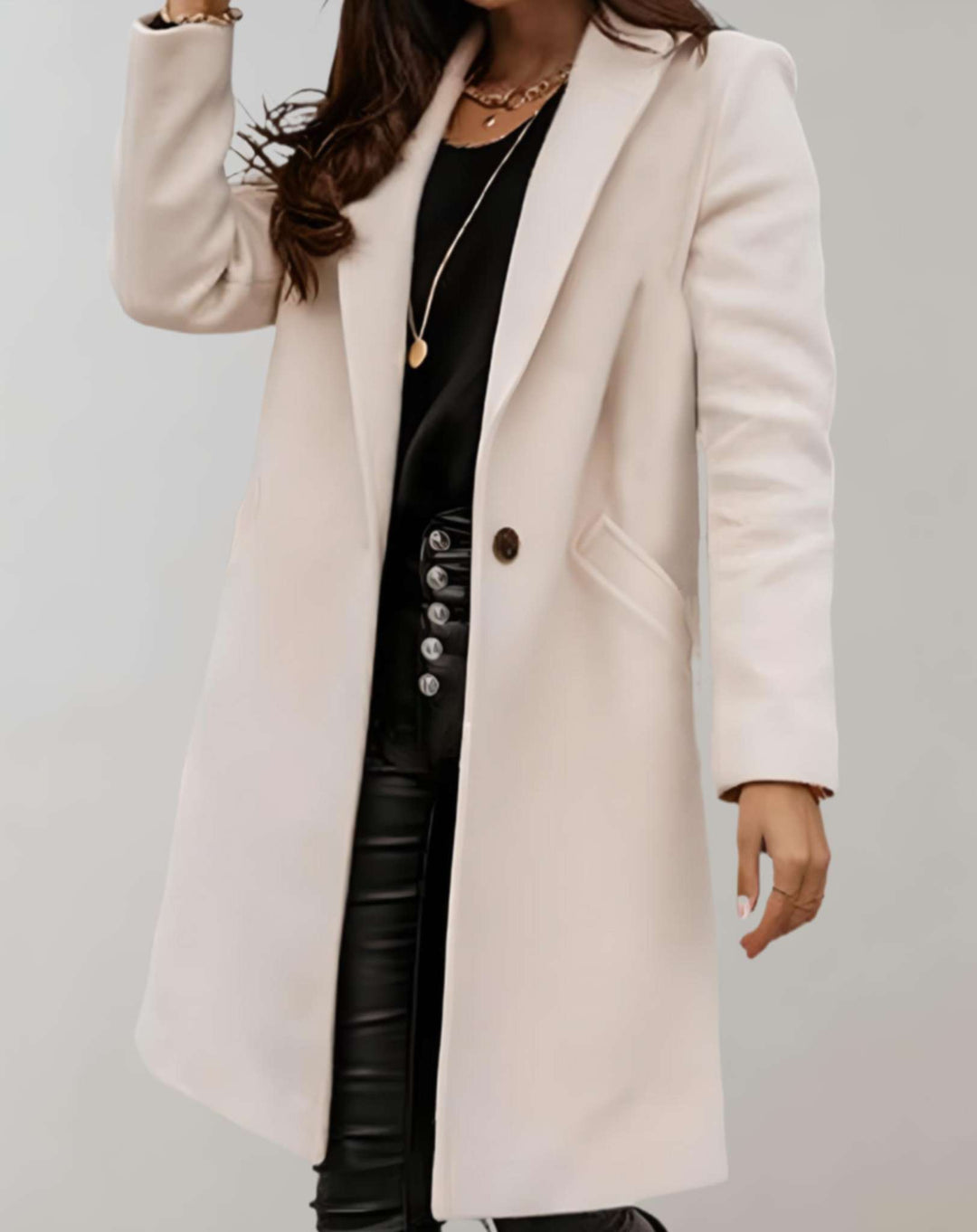 Carolin | Manteau long et élégant pour femmes pour un look stylé