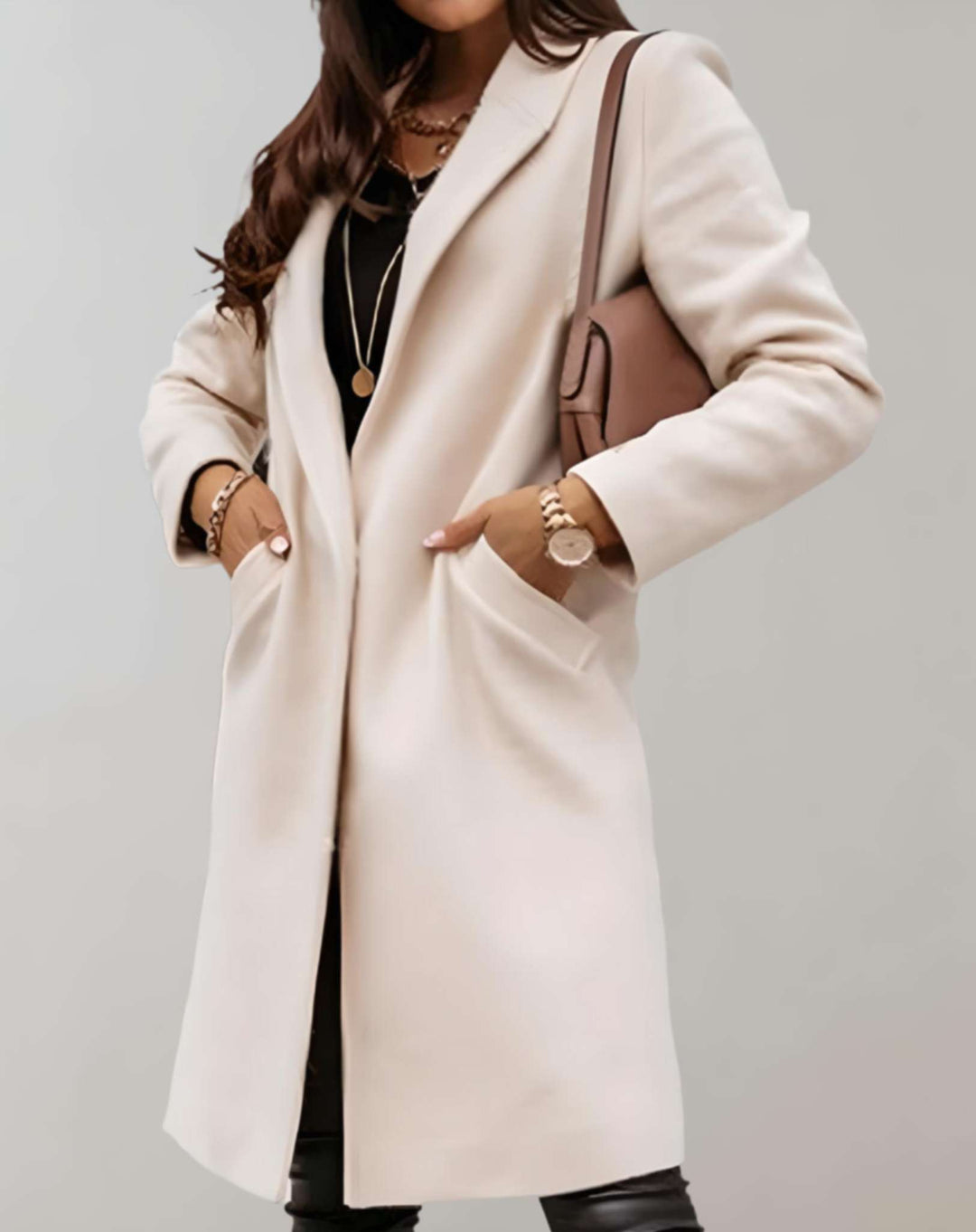 Carolin | Manteau long et élégant pour femmes pour un look stylé