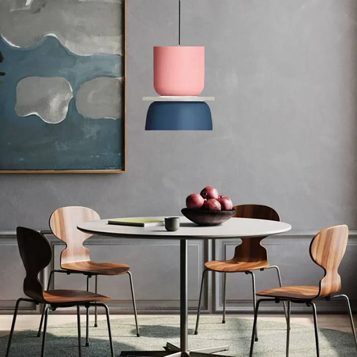 Lampe suspendue de style scandinave Dulcy Colour Block
