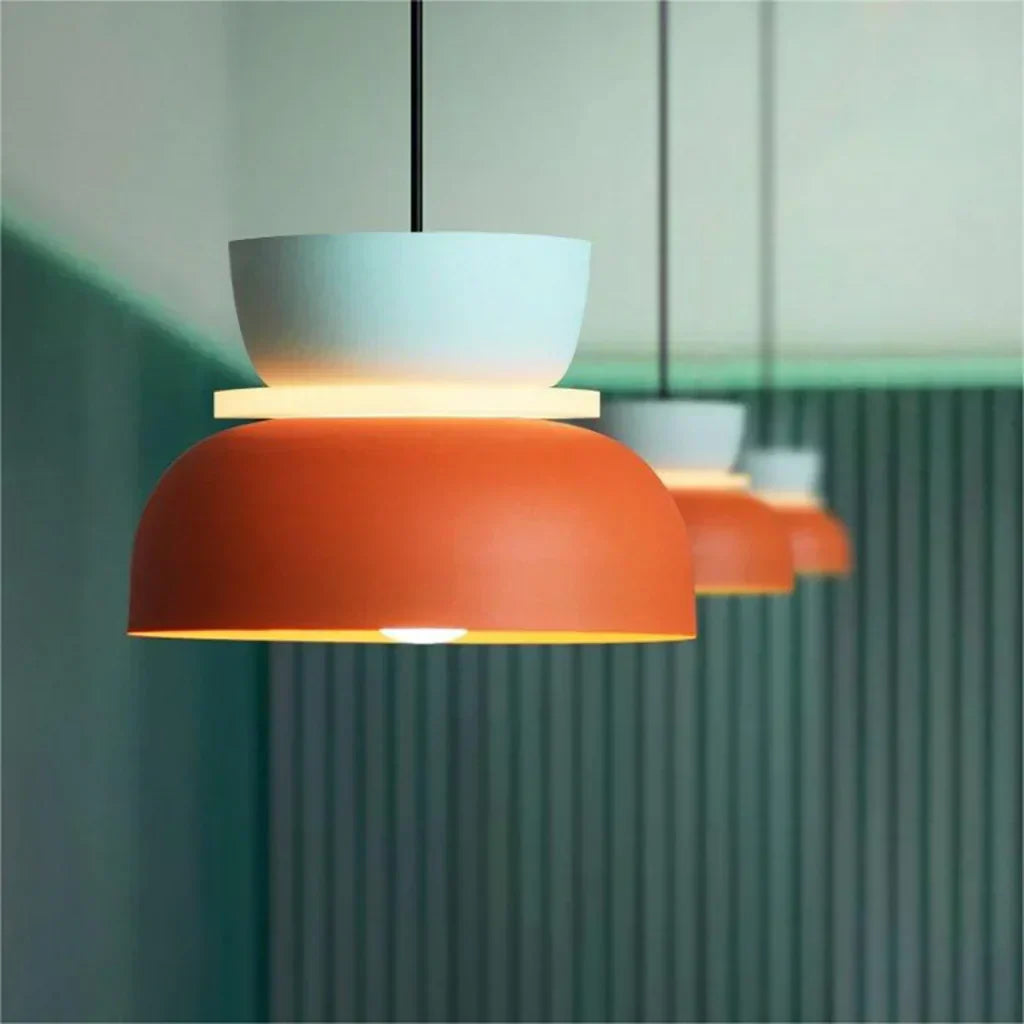 Lampe suspendue de style scandinave Dulcy Colour Block