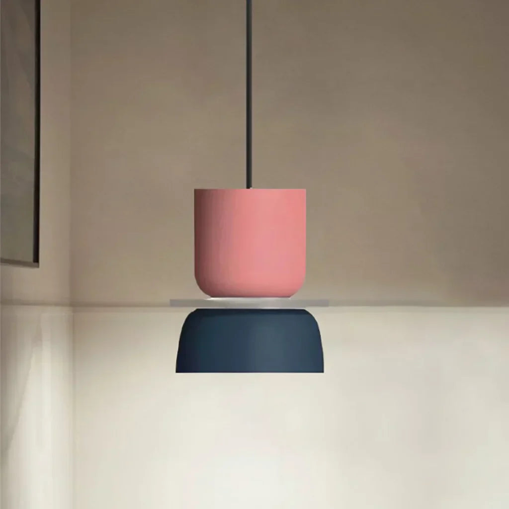 Lampe suspendue de style scandinave Dulcy Colour Block