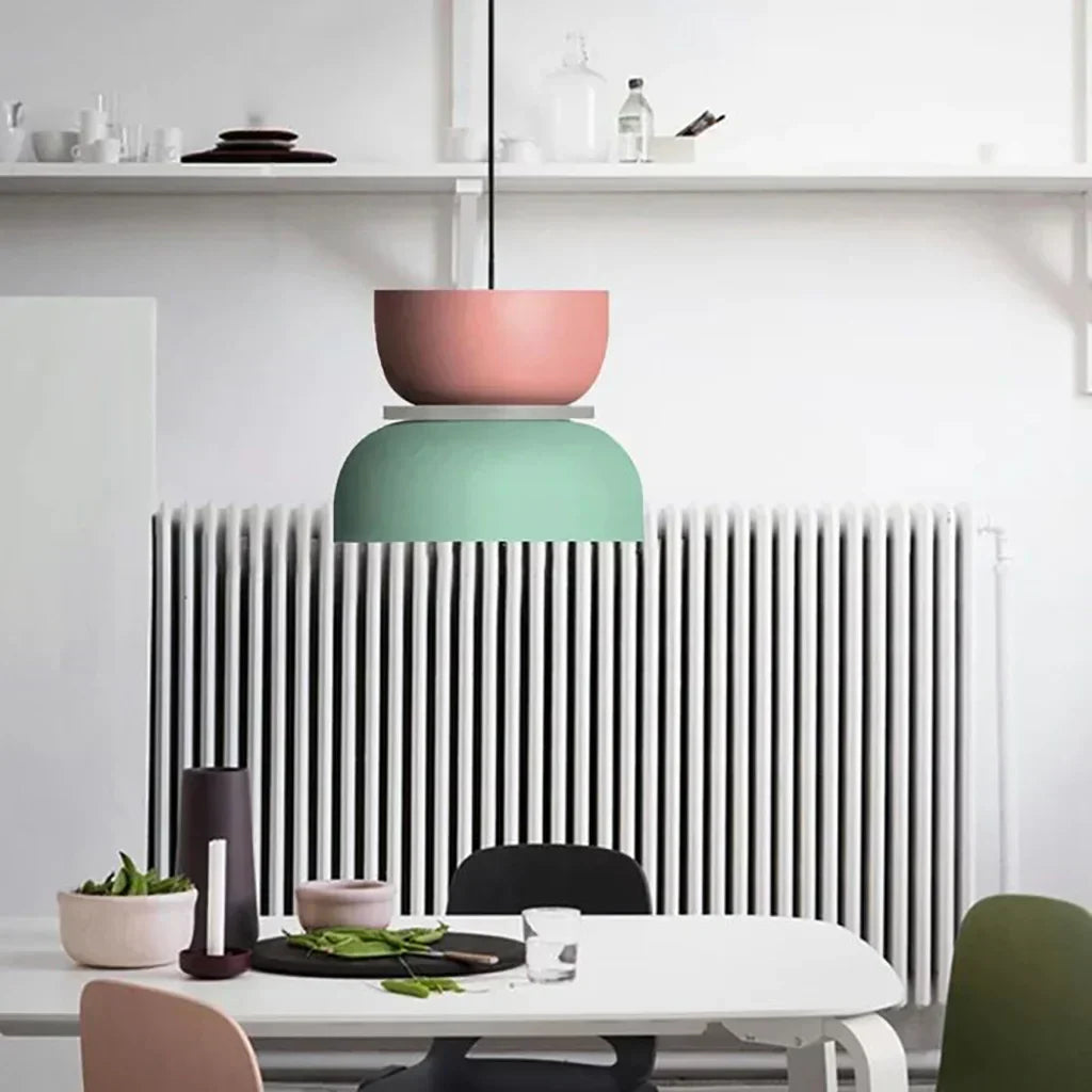 Lampe suspendue de style scandinave Dulcy Colour Block