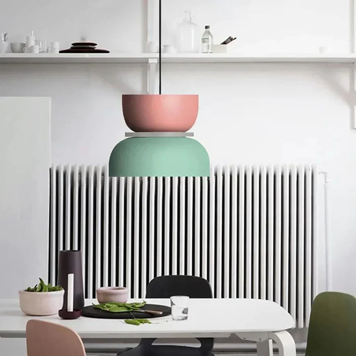 Lampe suspendue de style scandinave Dulcy Colour Block