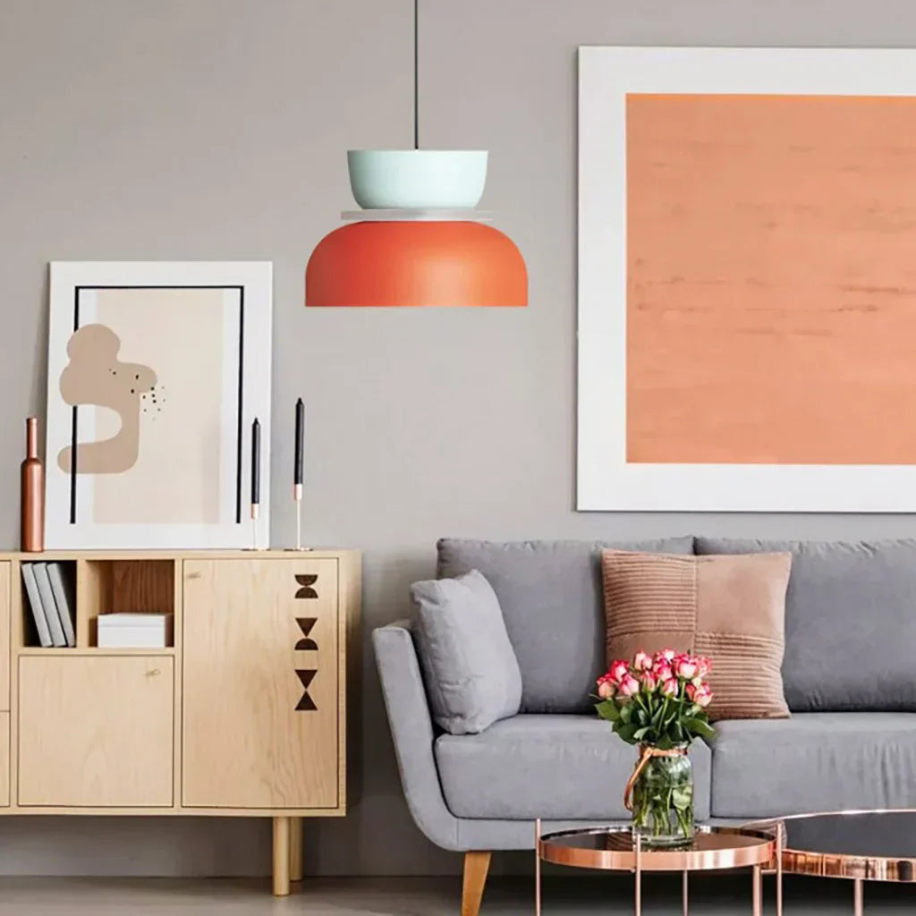 Lampe suspendue de style scandinave Dulcy Colour Block