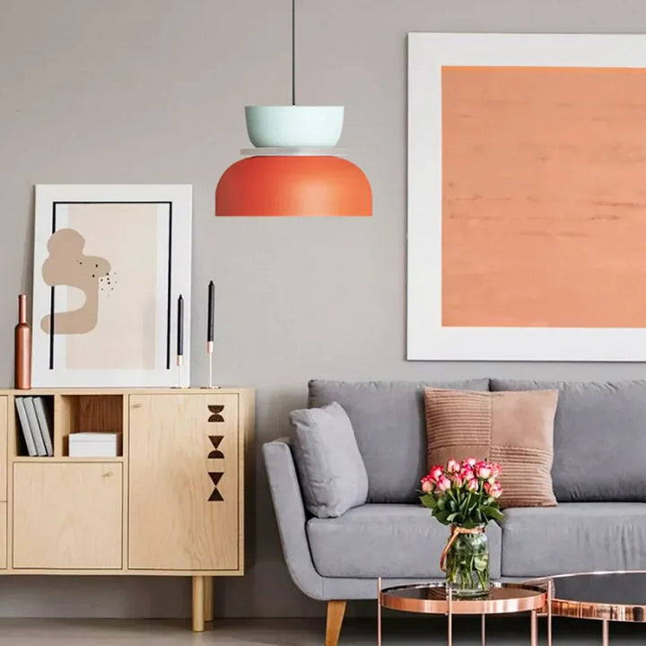 Lampe suspendue de style scandinave Dulcy Colour Block