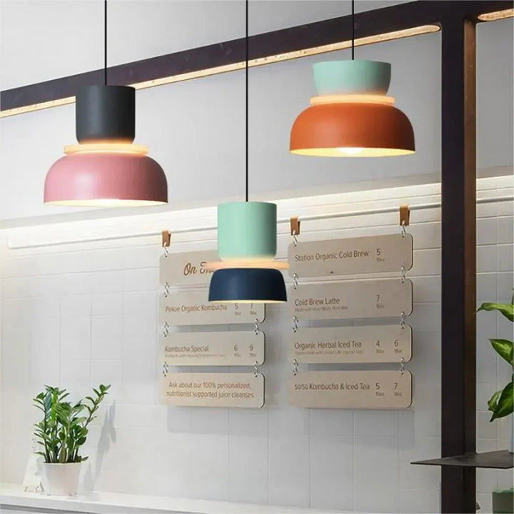Lampe suspendue de style scandinave Dulcy Colour Block