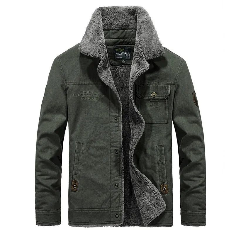 Eden | Veste d'hiver de luxe pour hommes, doublée en polaire