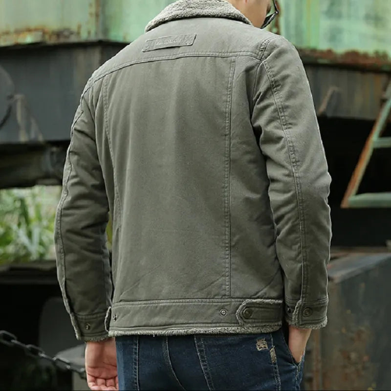 Eden | Veste d'hiver de luxe pour hommes, doublée en polaire