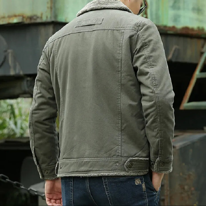 Eden | Veste d'hiver de luxe pour hommes, doublée en polaire