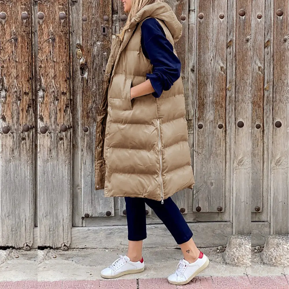Maple | Veste en coton sans manches élégante