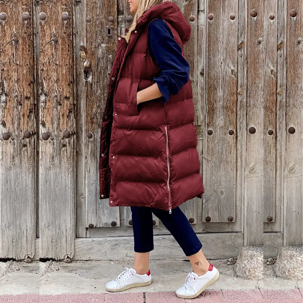 Maple | Veste en coton sans manches élégante