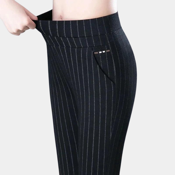 Margot - Pantalon stretch à taille haute élégante