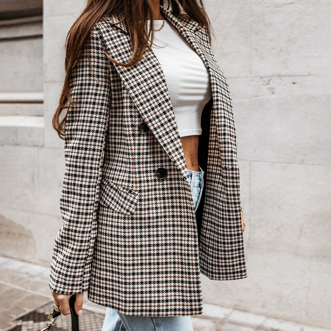 Missy | Veste à carreaux pour femme pour un look élégant