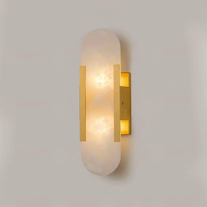 Elégante applique oblongue en albâtre - Melange Style