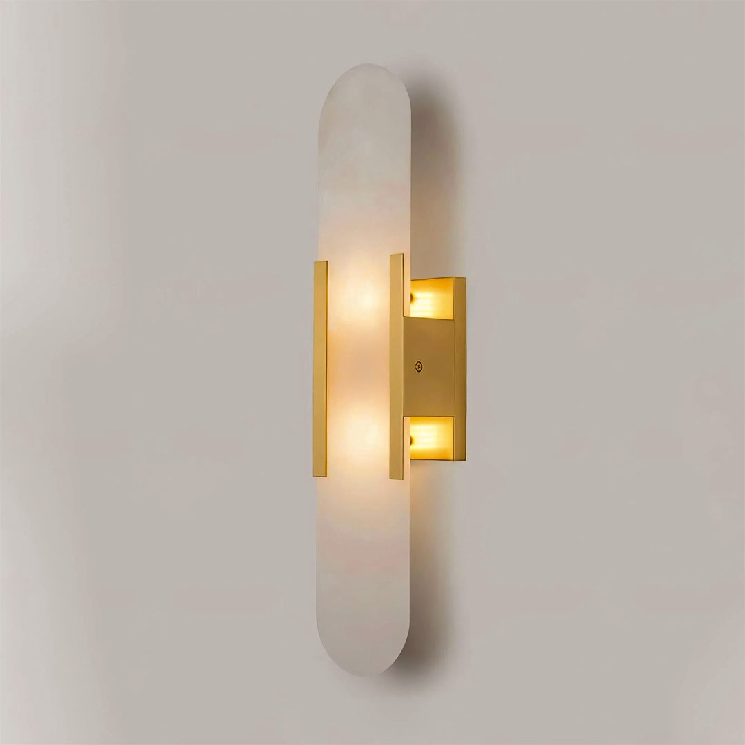Elégante applique oblongue en albâtre - Melange Style