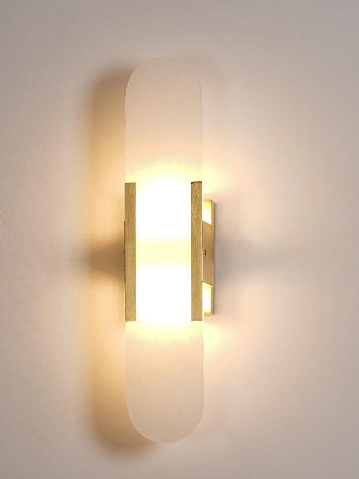 Elégante applique oblongue en albâtre - Melange Style