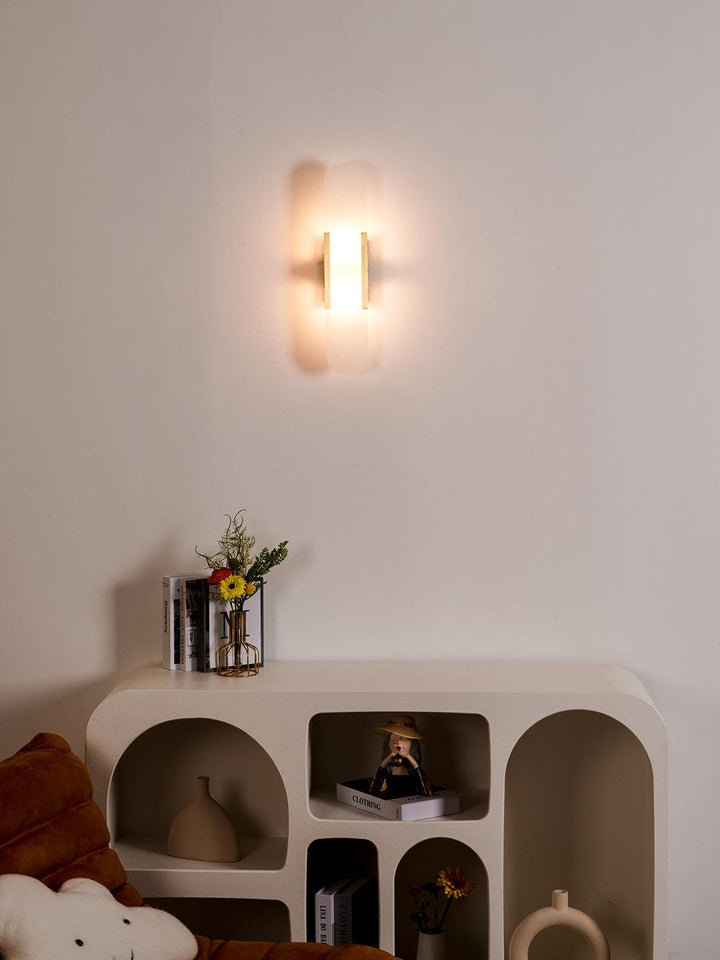 Elégante applique oblongue en albâtre - Melange Style