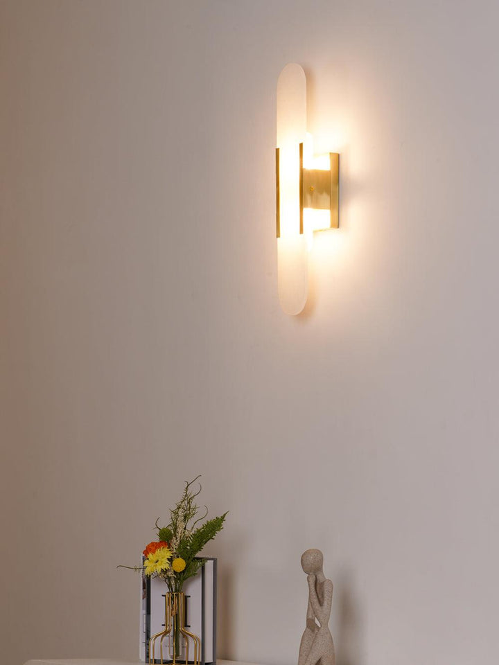 Elégante applique oblongue en albâtre - Melange Style