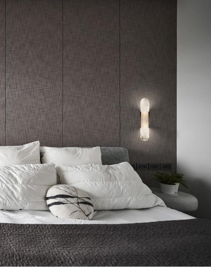 Elégante applique oblongue en albâtre - Melange Style