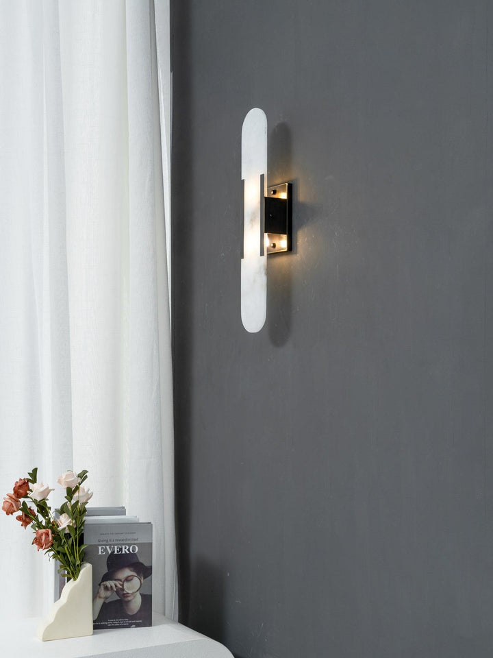 Elégante applique oblongue en albâtre - Melange Style