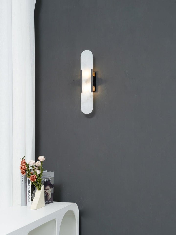Elégante applique oblongue en albâtre - Melange Style