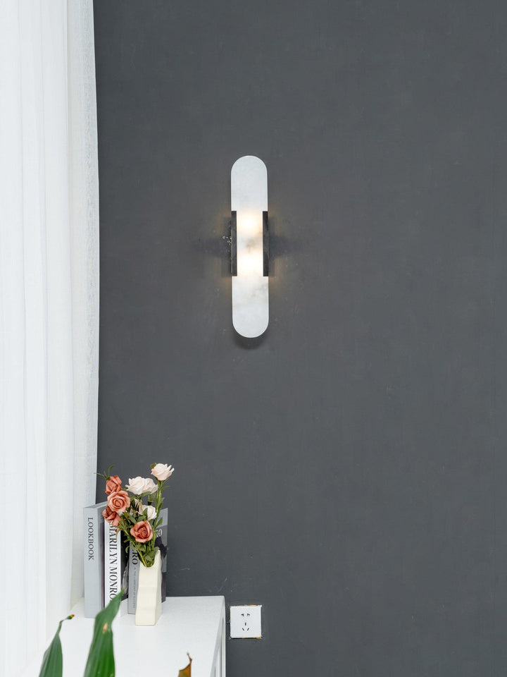Elégante applique oblongue en albâtre - Melange Style