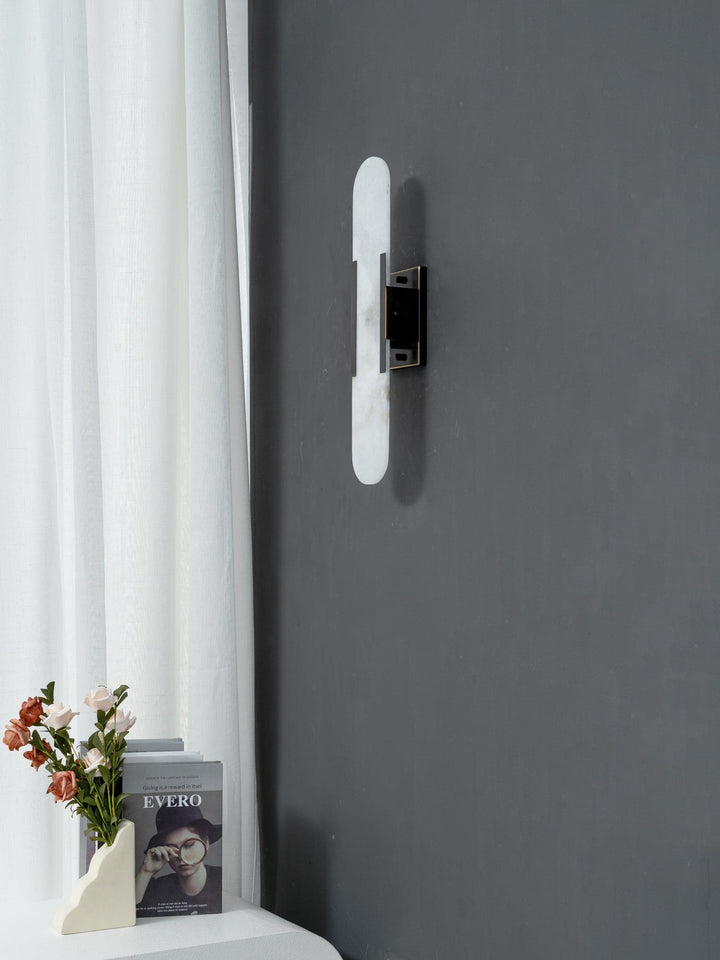 Elégante applique oblongue en albâtre - Melange Style