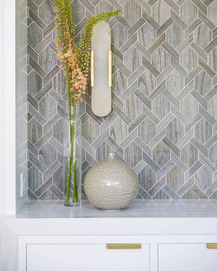 Elégante applique oblongue en albâtre - Melange Style