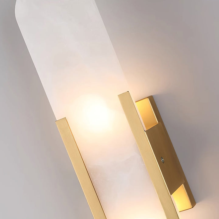 Elégante applique oblongue en albâtre - Melange Style