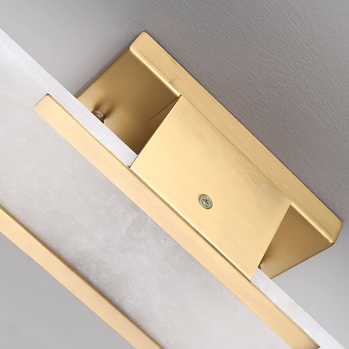 Elégante applique oblongue en albâtre - Melange Style
