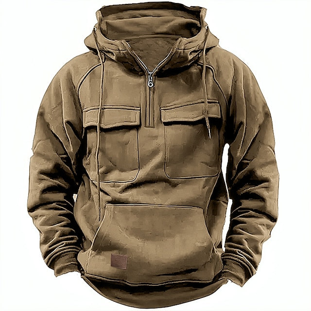 Leo™ - Pull d'Hiver Doux en Laine avec Fermeture Éclair