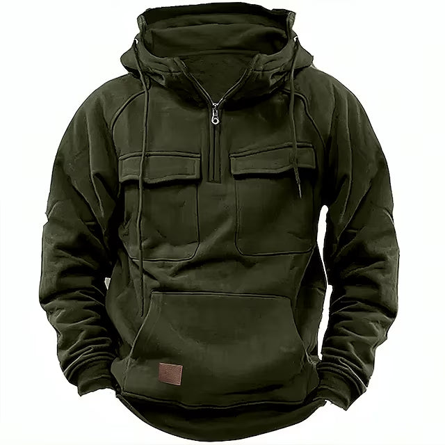Leo™ - Pull d'Hiver Doux en Laine avec Fermeture Éclair