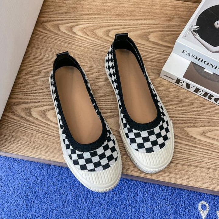 Roxy | Espadrilles élégantes en toile avec nez rond
